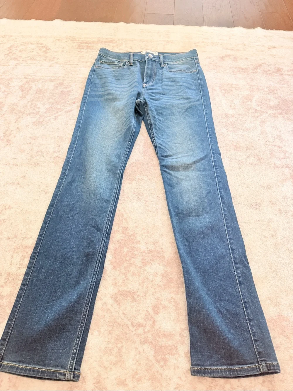 abercrombie kids medium blue skinny jeans